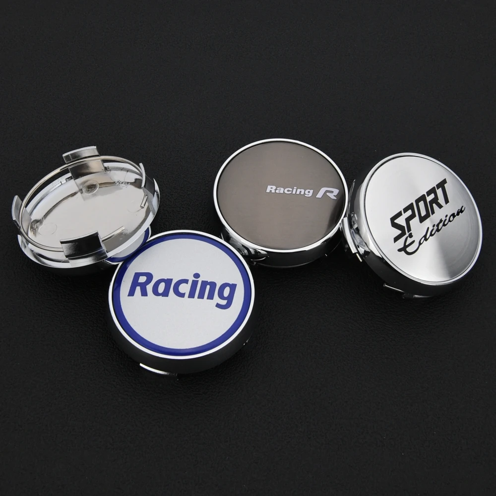 4 Stück JDM 65mm racing Nabendeckel Nabenkappen