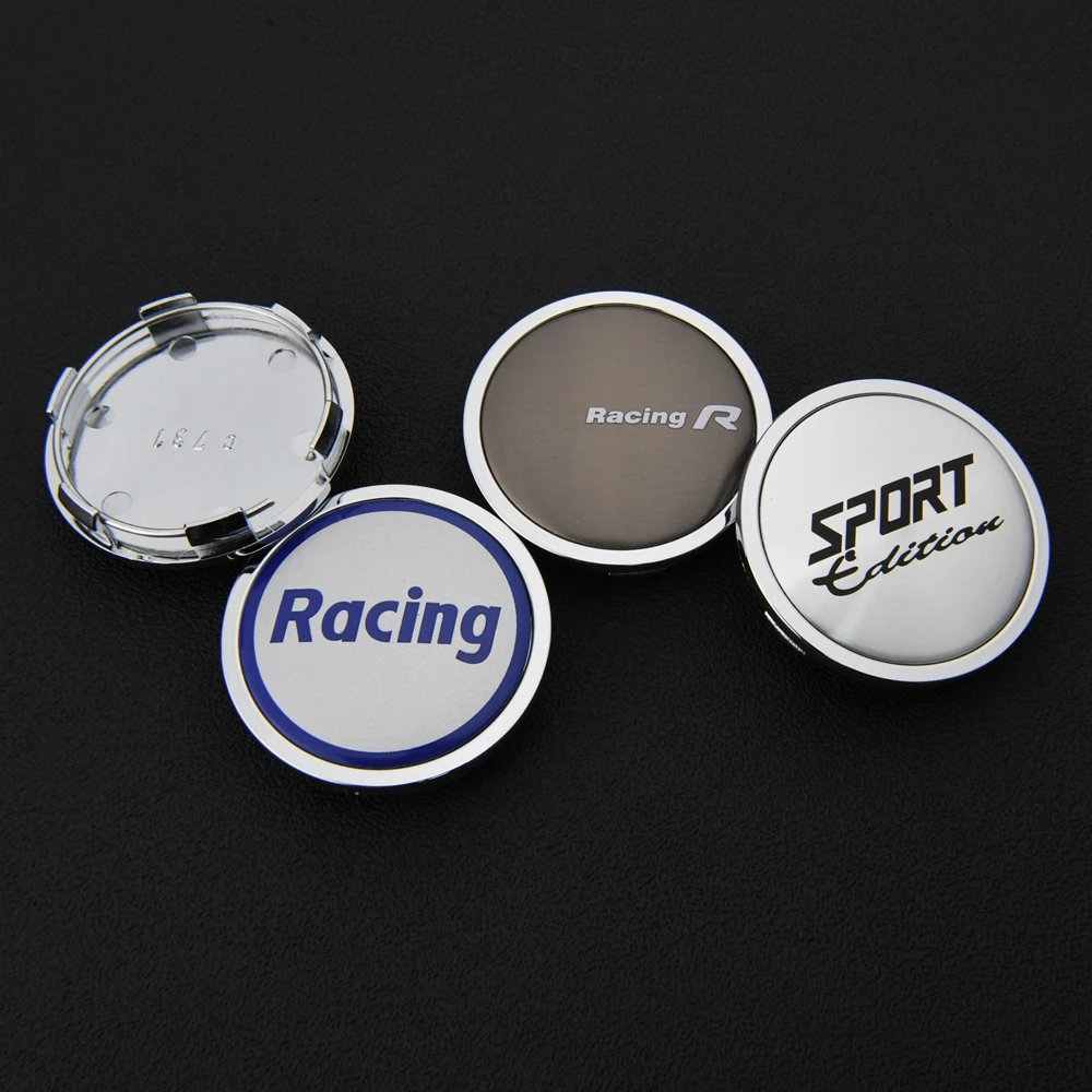 4 Stück JDM 65mm racing sport Nabendeckel Nabenkappen - Image 3