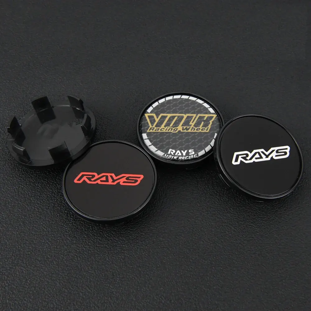 4 Stück JDM 54mm Rays Nabendeckel Nabenkappen - Image 3