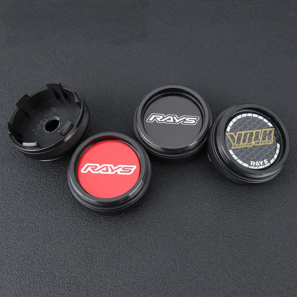 4 Stück JDM 60mm VOLK RAYS Nabendeckel Nabenkappen - Image 4