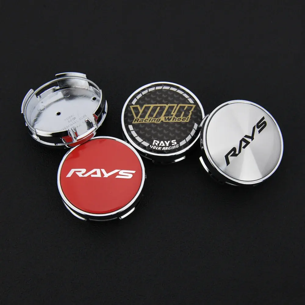 4 Stück JDM 62mm Rays Volk Nabendeckel Nabenkappen - Image 4