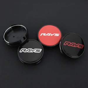 4 Stück JDM 62mm Rays Volk Nabendeckel Nabenkappen