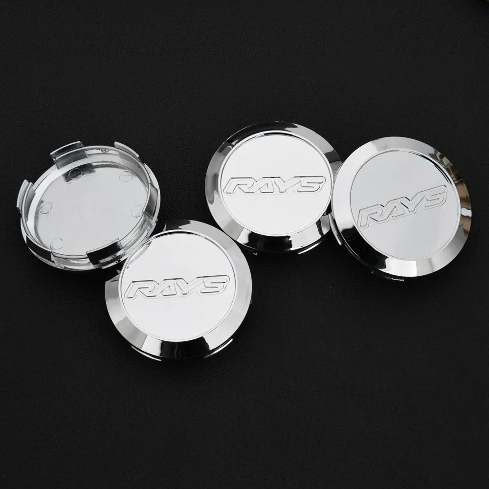 4 Stück 64mm Rays CE28(14") TE37(17" 18") Nabendeckel Nabenkappen - Image 2