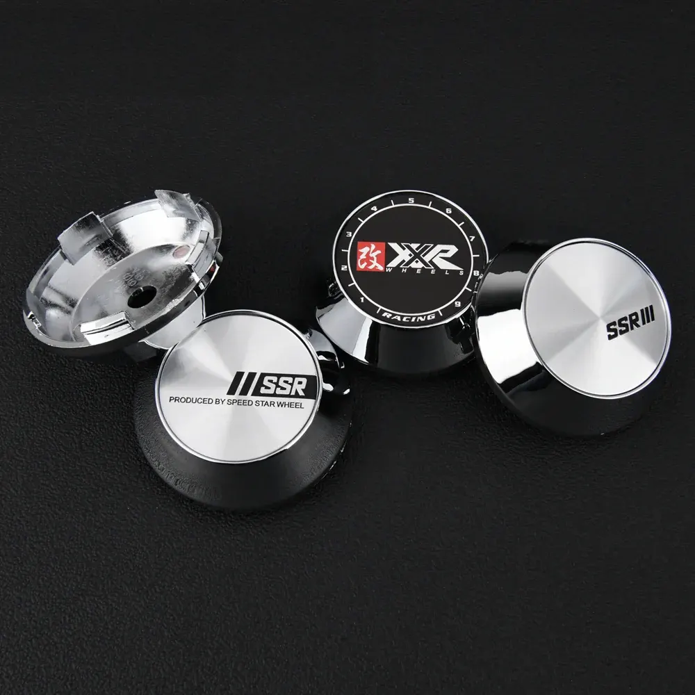 4 Stück JDM 65mm SSR XXR 530/557 Nabendeckel Nabenkappen