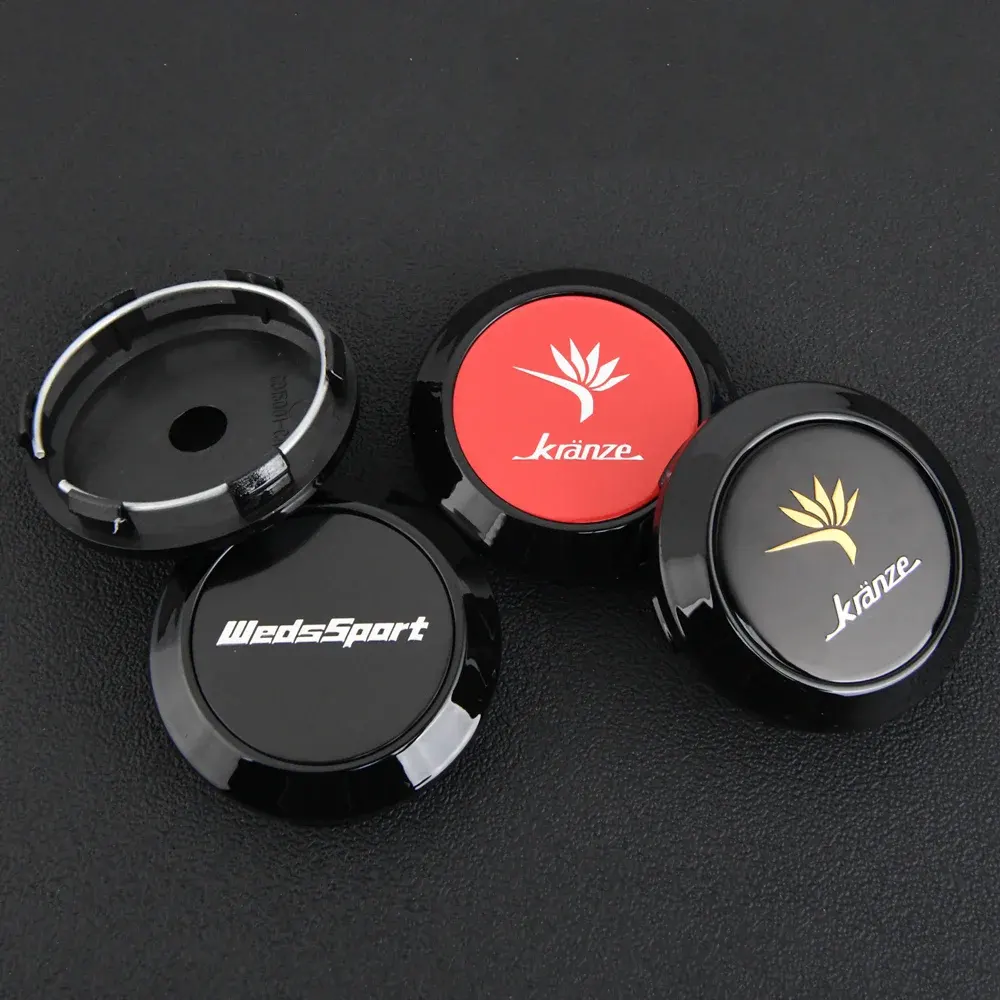 4 Stück 68mm JDM WEDSSPORT KRANZE Nabendeckel Nabenkappen - Image 4