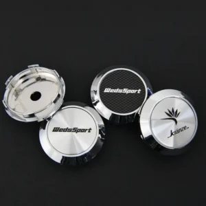 4 Stück 68mm JDM WEDSSPORT KRANZE Nabendeckel Nabenkappen