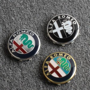4x 60mm ALFA ROMEO Nabendeckel Radkappen giulia Stelvio