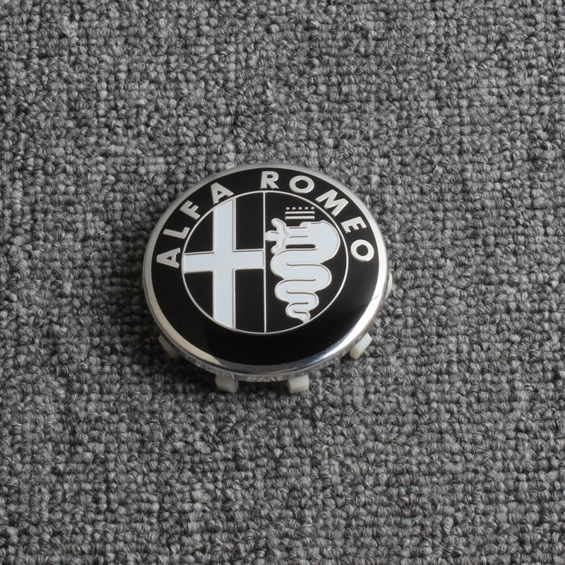4x 60mm ALFA ROMEO Nabendeckel Radkappen giulia Stelvio - Image 4