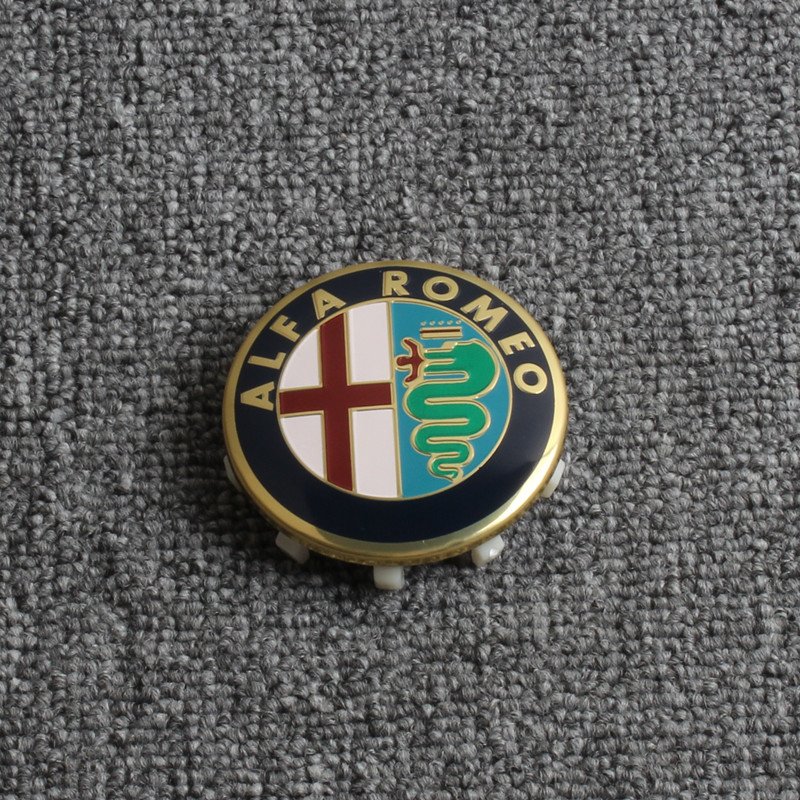 4x 60mm ALFA ROMEO Nabendeckel Radkappen giulia Stelvio - Image 3