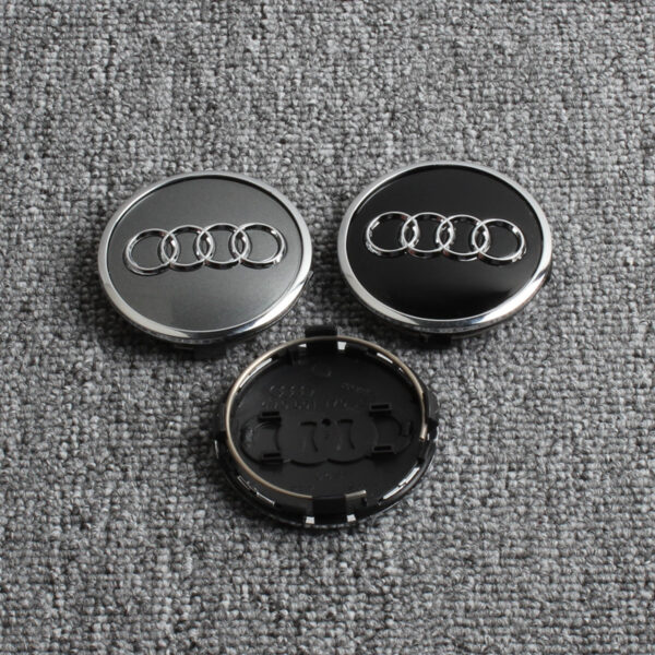 4X Audi 61mm Nabendeckel 4M0601170