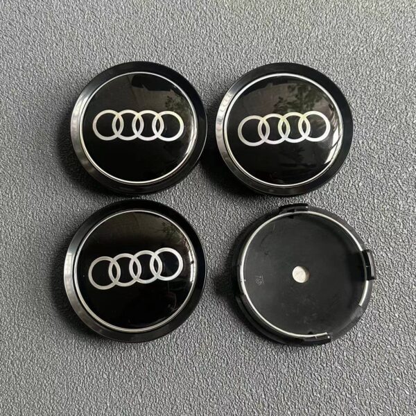 4X AUDI 74mm 75mm Radkappen Radnabenkappen