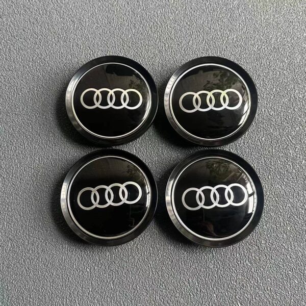 4X AUDI 74mm 75mm Radkappen Radnabenkappen - Image 2