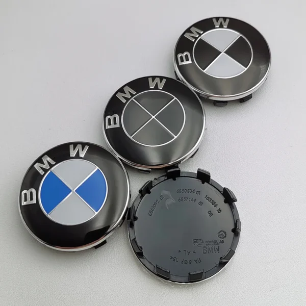 4X Für BMW Nabendeckel 50 Jahre M 55mm 56mm 3613 6850834 Radkappe - Image 4