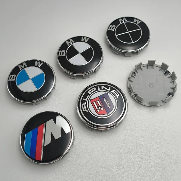 4X Für BMW Nabendeckel 50 Jahre M 68mm 3613 6783536 Radkappe - Image 2