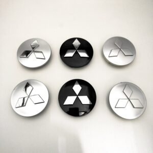60mm Auto Radkappen Nabendeckel für MITSUBISHI LANCER PAJERO OUTLANDER