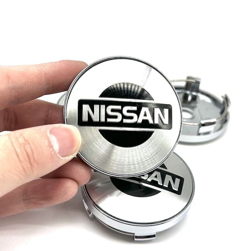 4 Stück Nissan Radnabenabdeckung Radkappe 60mm Nabendeckel - Image 2