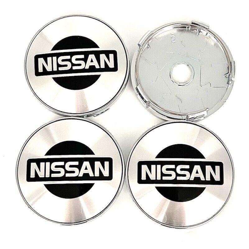 4 Stück Nissan Radnabenabdeckung Radkappe 60mm Nabendeckel - Image 3