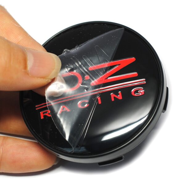4x 60mm für OZ Racing Nabendeckel Radnabenkappen Rot logo - Image 6