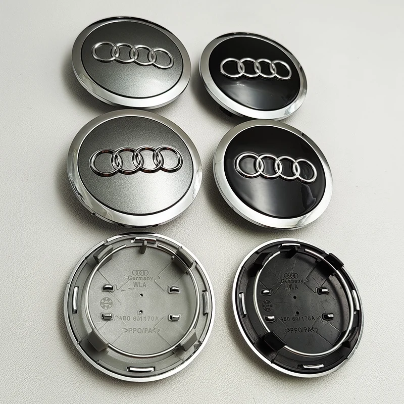 4X Audi 69mm Nabendeckel 4B0601170A