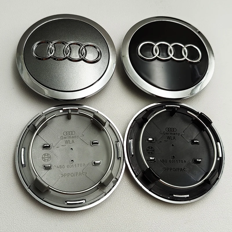 4X Audi 69mm Nabendeckel 4B0601170A - Image 6