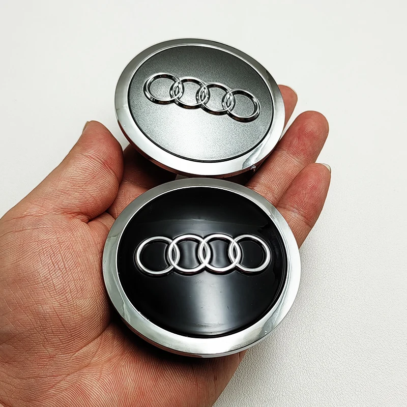 4X Audi 69mm Nabendeckel 4B0601170A - Image 4