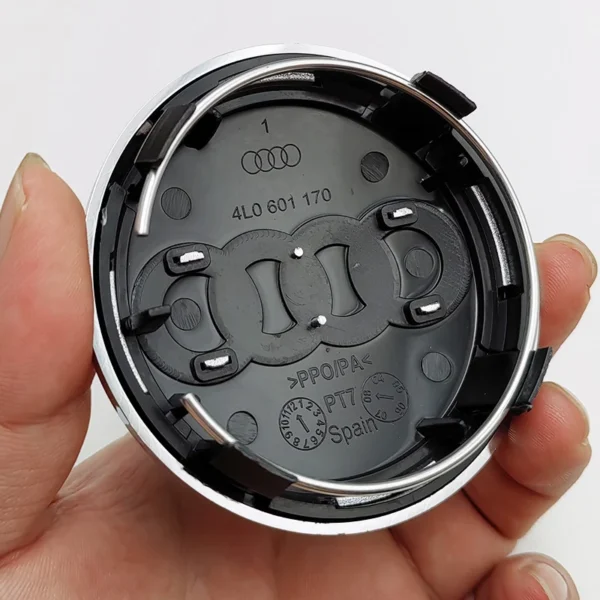 4X Audi 77mm Nabendeckel 4L0601170 - Image 2