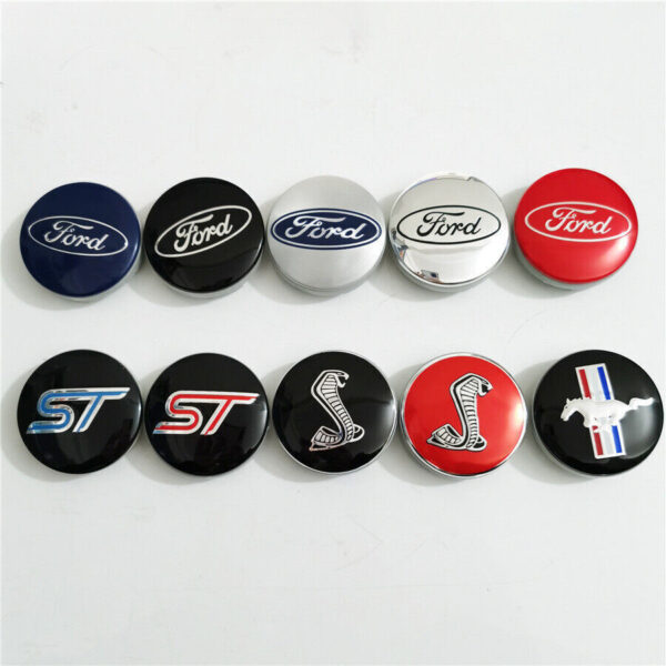 4 Stück Ford 54mm Radnabendeckel  6M21-1003-AA