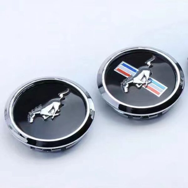 4x 68mm für Ford Mustang Nabendeckel Radnabenkappen