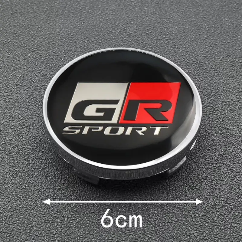 4x 60mm für GR Gazoo Racing Nabendeckel Radnabenkappen Silber - Image 7