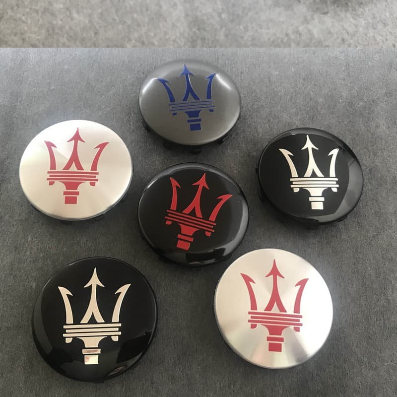 Maserati 4 Stück 60mm Nabendeckel Radkappen - Image 3