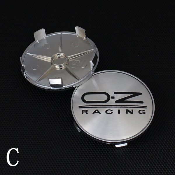 4x 68mm für OZ Racing Nabendeckel Radnabenkappen Silber - Image 5