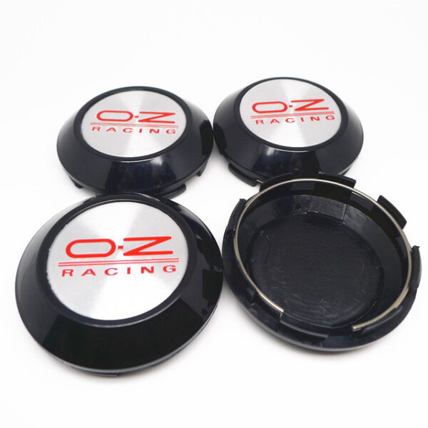 4x 77mm für OZ Racing Nabendeckel Radnabenkappen Silber - Image 2