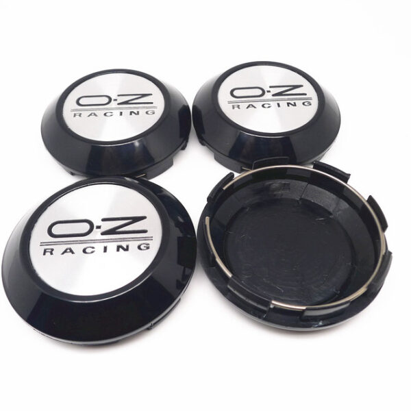 4x 77mm für OZ Racing Nabendeckel Radnabenkappen Silber - Image 4