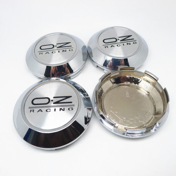 4x 77mm für OZ Racing Nabendeckel Radnabenkappen Silber - Image 5