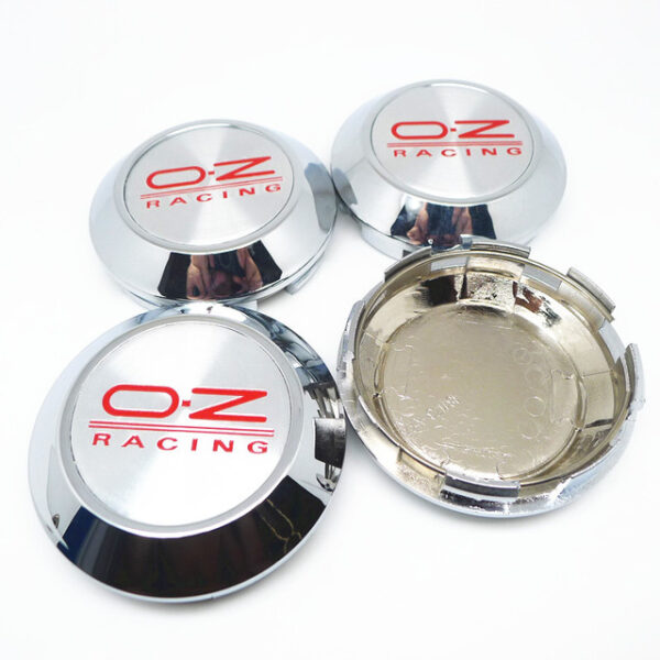 4x 77mm für OZ Racing Nabendeckel Radnabenkappen Silber - Image 3