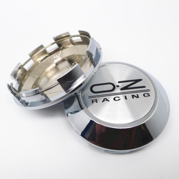 4x 77mm für OZ Racing Nabendeckel Radnabenkappen Silber - Image 10