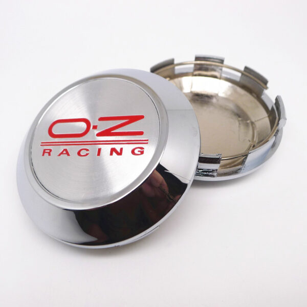 4x 77mm für OZ Racing Nabendeckel Radnabenkappen Silber - Image 9