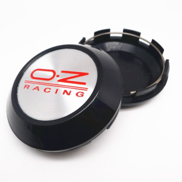 4x 77mm für OZ Racing Nabendeckel Radnabenkappen Silber - Image 8