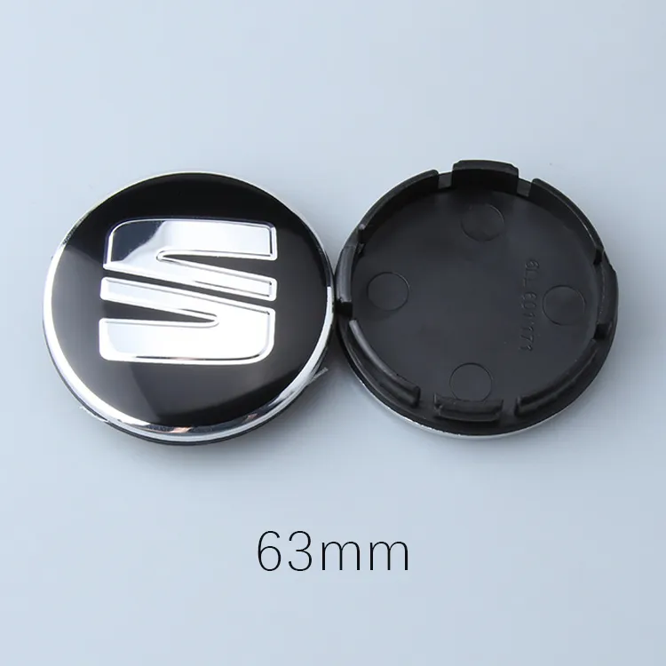 4x 55mm 63mm für Seat Nabendeckel Radnabenkappen - Image 5