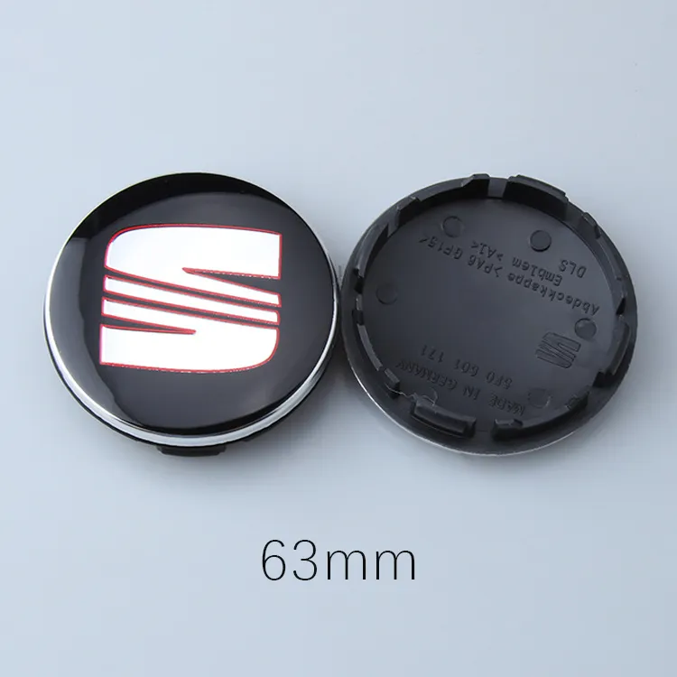 4x 55mm 63mm für Seat Nabendeckel Radnabenkappen - Image 7