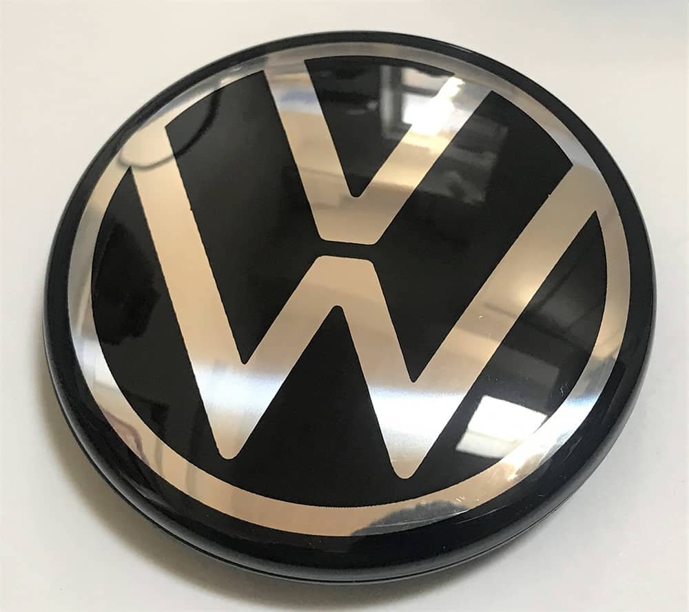 4X Volkswagen 65mm Nabendeckel Radkappen 5G0601171 neuer Stil - Image 2