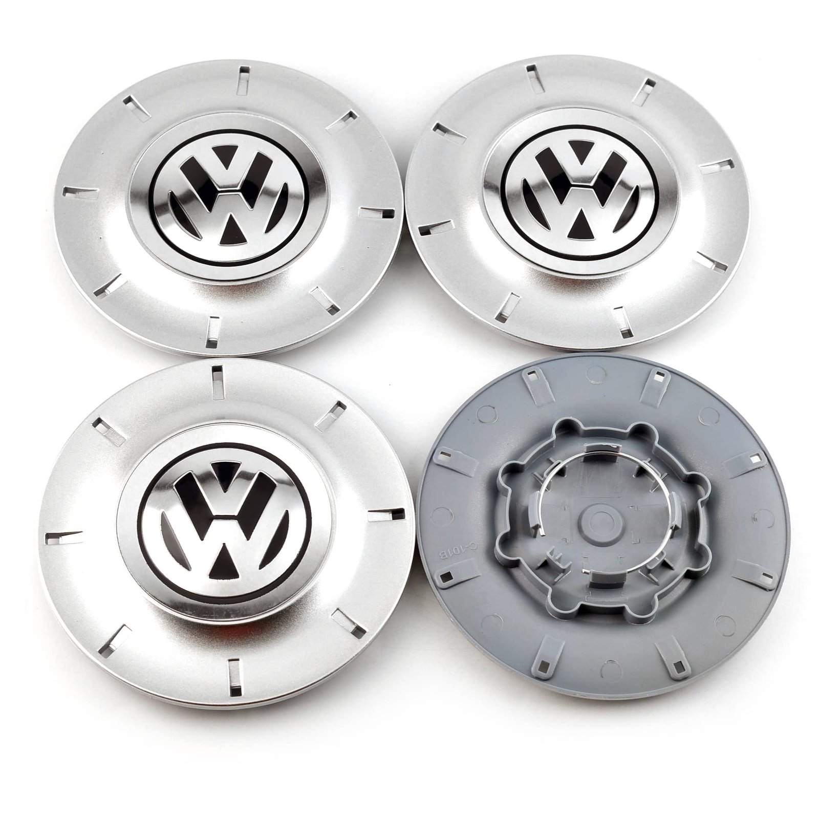 4X Volkswagen Nabendeckel Radkappen C-101B