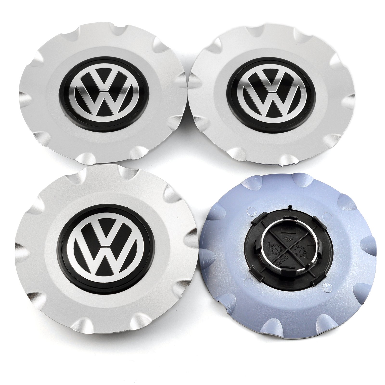 4X Volkswagen Nabendeckel Radkappen C1007K148
