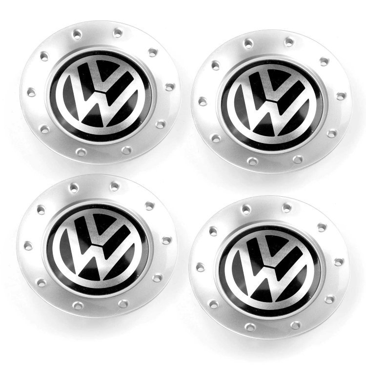 4X Volkswagen Nabendeckel Radkappen C5109K141