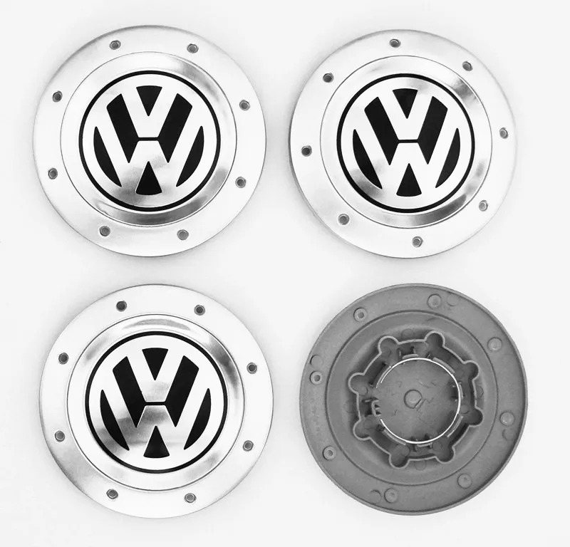 4X Volkswagen Nabendeckel Radkappen XW0609-15
