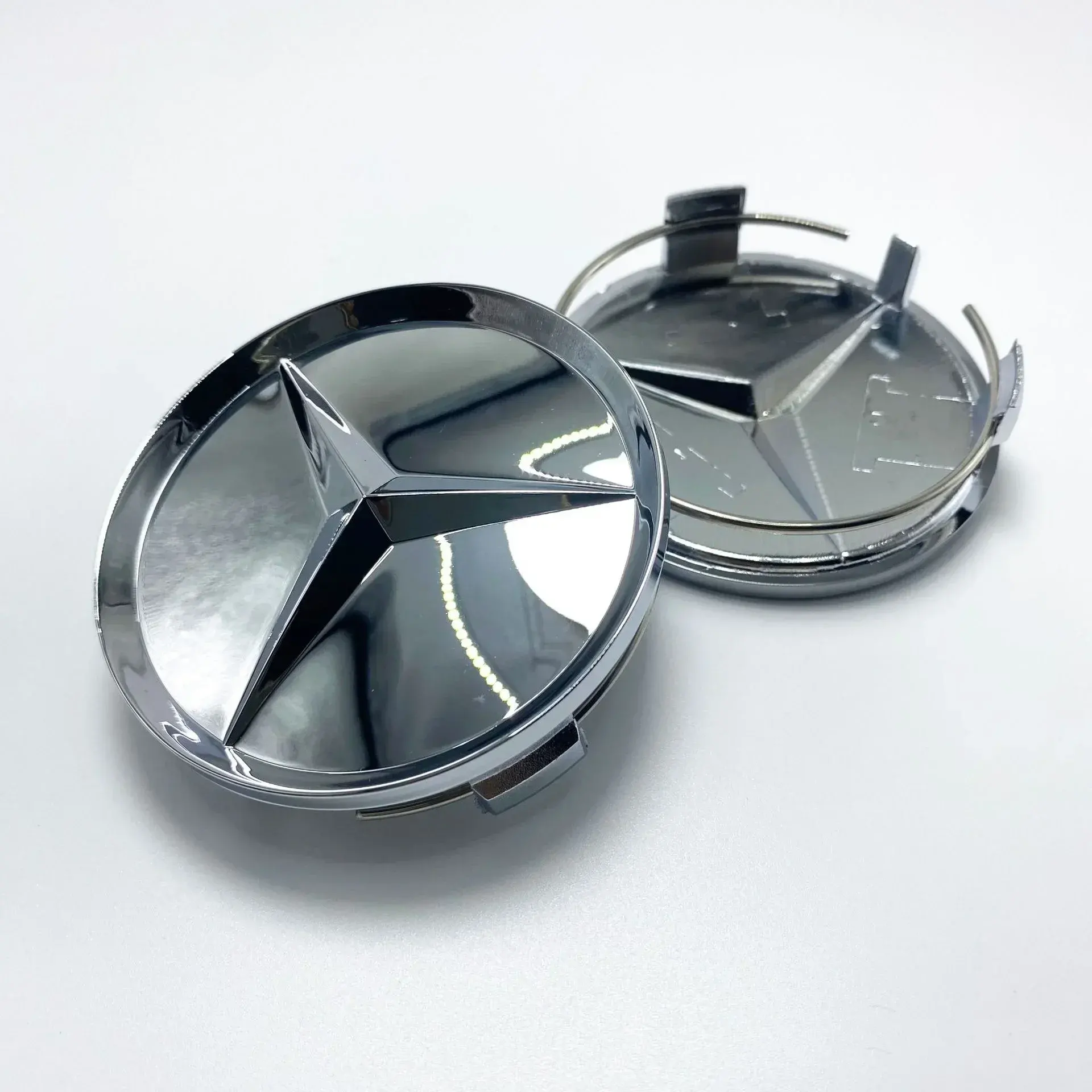 4 Stück 75mm Radnabenabdeckung Mercedes-Benz Nabendeckel - Image 3