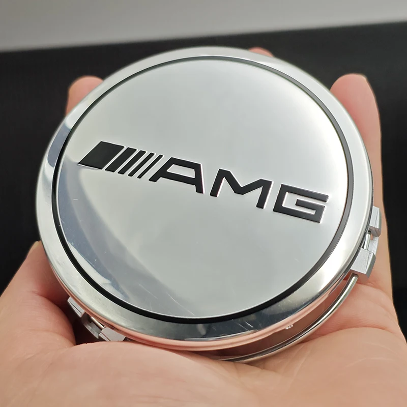 4 Stück 75mm AMG Radnabenabdeckung Mercedes-Benz Nabendeckel - Image 6