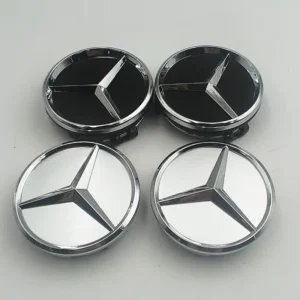 4 Stück 60mm Radnabenabdeckung Mercedes-Benz Nabendeckel