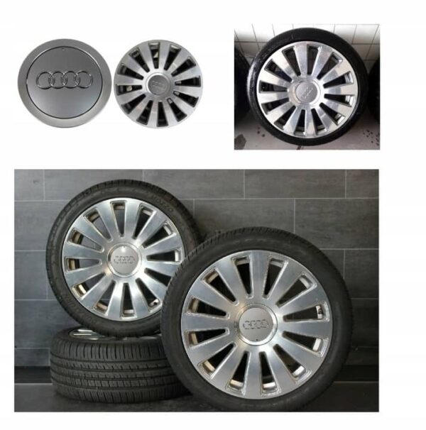 4Stück 145mm Nabendeckel Audi S8 A6 S6 A8 4E0601165A - Image 4