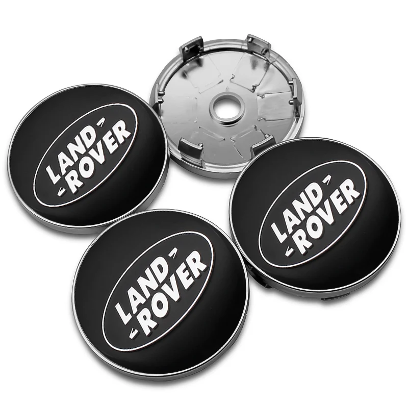 4x 60mm Land Rover Nabendeckel Radkappen Discovery Defender - Image 3